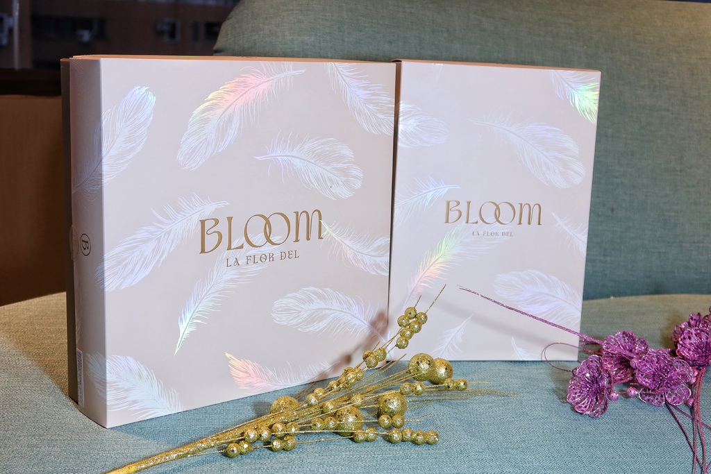 【喜餅推薦】Bloom wedding 花神頂級法式喜餅，輕奢感大人系法式甜點 媲美精品級質感禮盒 成就一生一次的夢幻選擇! @混血珊莎的奇幻旅程